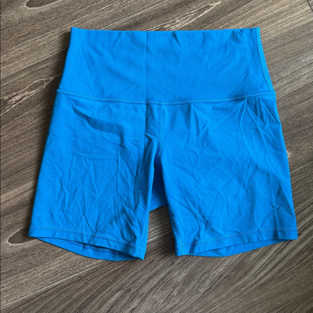 Lululemon Athletica Electric Blue Bike Shorts